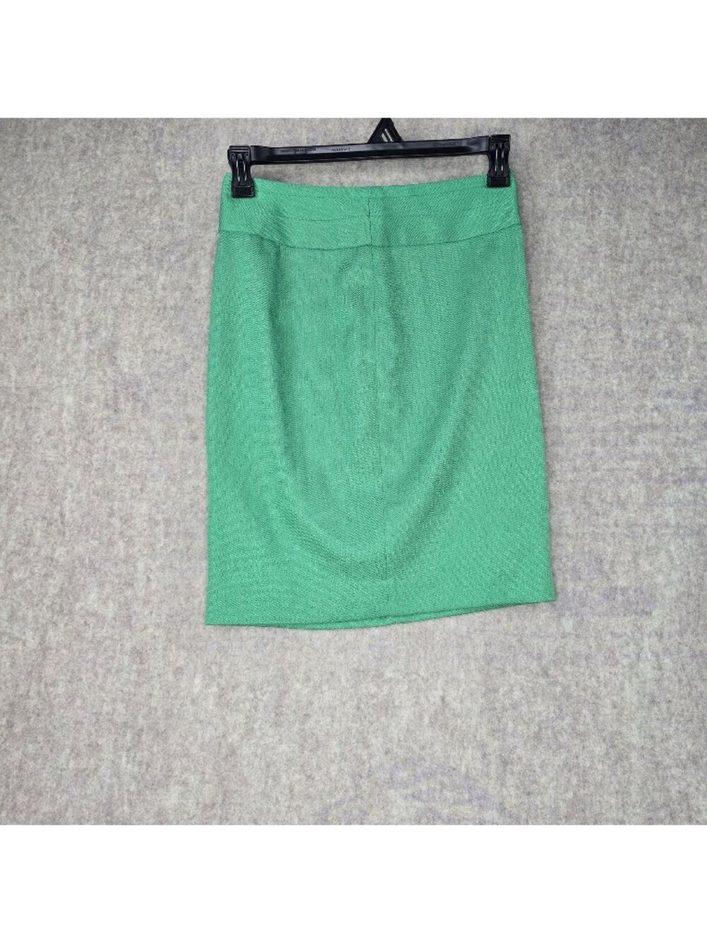 Green Herringbone Pencil Skirt With Back Zipper Size 2